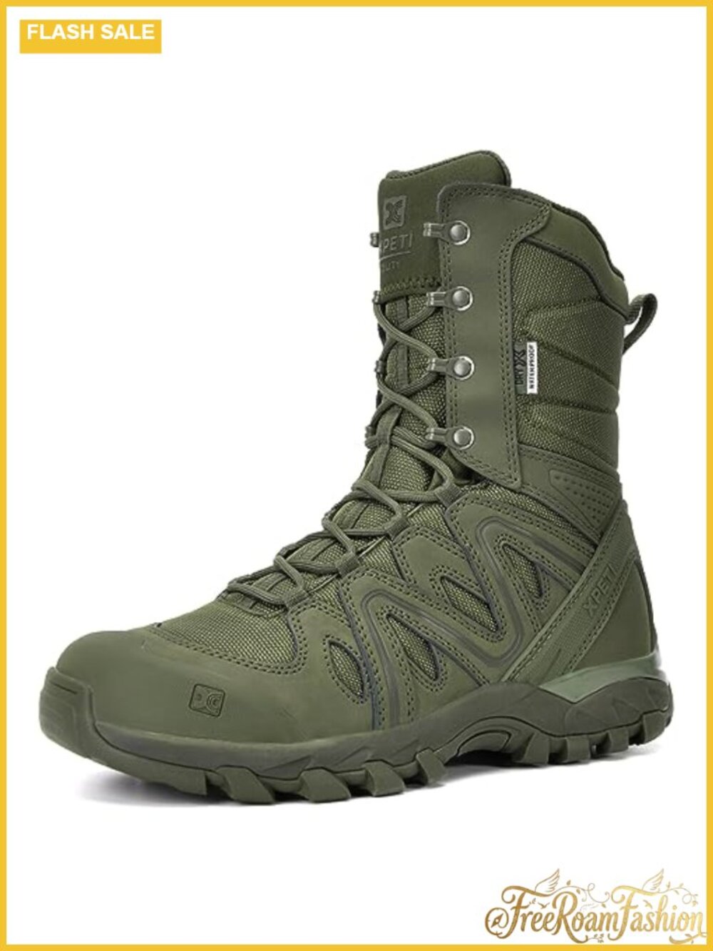 Waterproof Leather Tactical Combat Boots Military Work